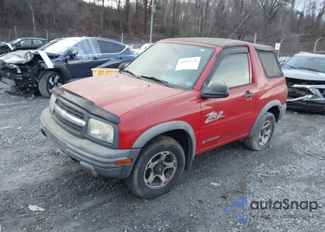 2001 Chevrolet Tracker Zr2 z USA, uszkodzony, nr VIN 2CNBJ78C516936827